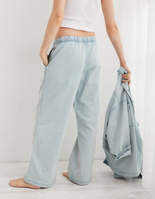 Женские брюки Aerie Me-Day Tie Waist Pant — фото 3
