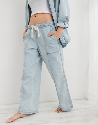 Женские брюки Aerie Me-Day Tie Waist Pant — фото 2