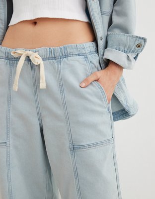 Женские брюки Aerie Me-Day Tie Waist Pant — фото 6