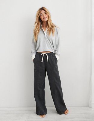 Aerie MeDay Tie Waist Pant