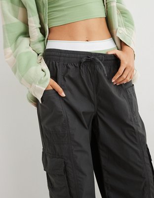 Aerie High Waisted Go-For-It Baggy Cargo Pant