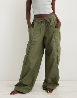 Aerie High Waisted Go-For-It Baggy Cargo Pant