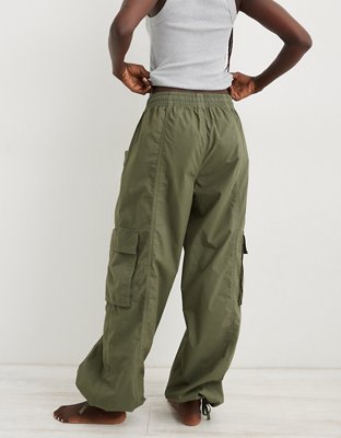 Aerie High Waisted Go-For-It Baggy Cargo Pant