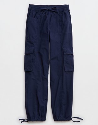 H&M black cargo jeans size 6