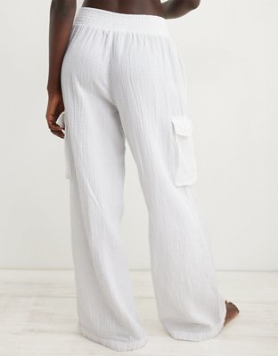 Aerie Gauzy High Waisted Cargo Pant