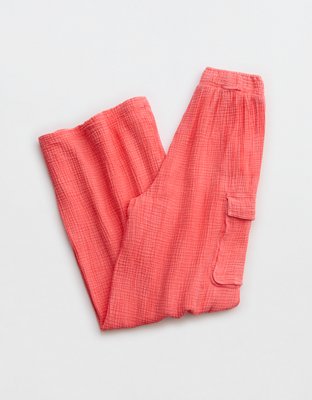 Aerie Gauzy High Waisted Cargo Pant