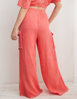 Aerie High Waisted Pool-To-Party Cargo Pant