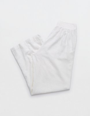 Aerie High Waisted Linen Blend Pant