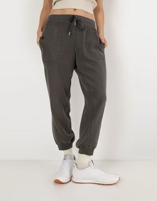 American eagle twill joggers online