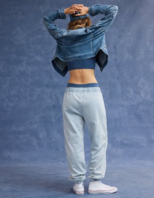 Женские джинсы Aerie AE x Aerie Match Made In Denim Jogger — фото 2