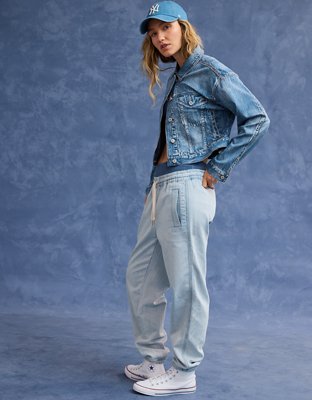 Женские джинсы Aerie AE x Aerie Match Made In Denim Jogger — фото 5