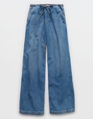 Aerie Daydream Denim Stretch Trouser | Aerie