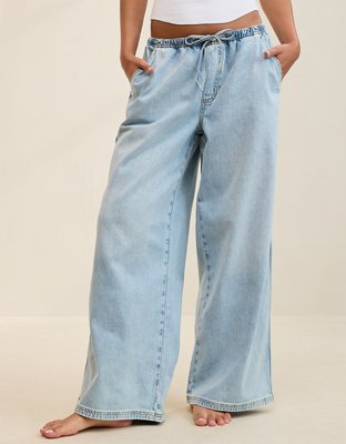 Aerie Daydream Denim Pull-On Pant | Aerie