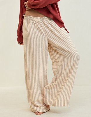 Aerie Linen Blend Trouser