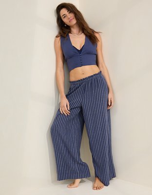 Aerie Linen Blend Trouser