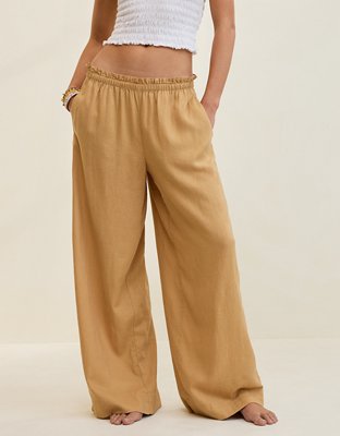 Aerie Linen Blend Trouser