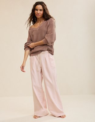 Aerie Daydream Denim Stretch Trouser