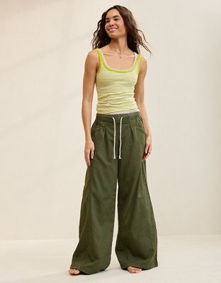 Aerie Daydream Denim Stretch Trouser | Aerie