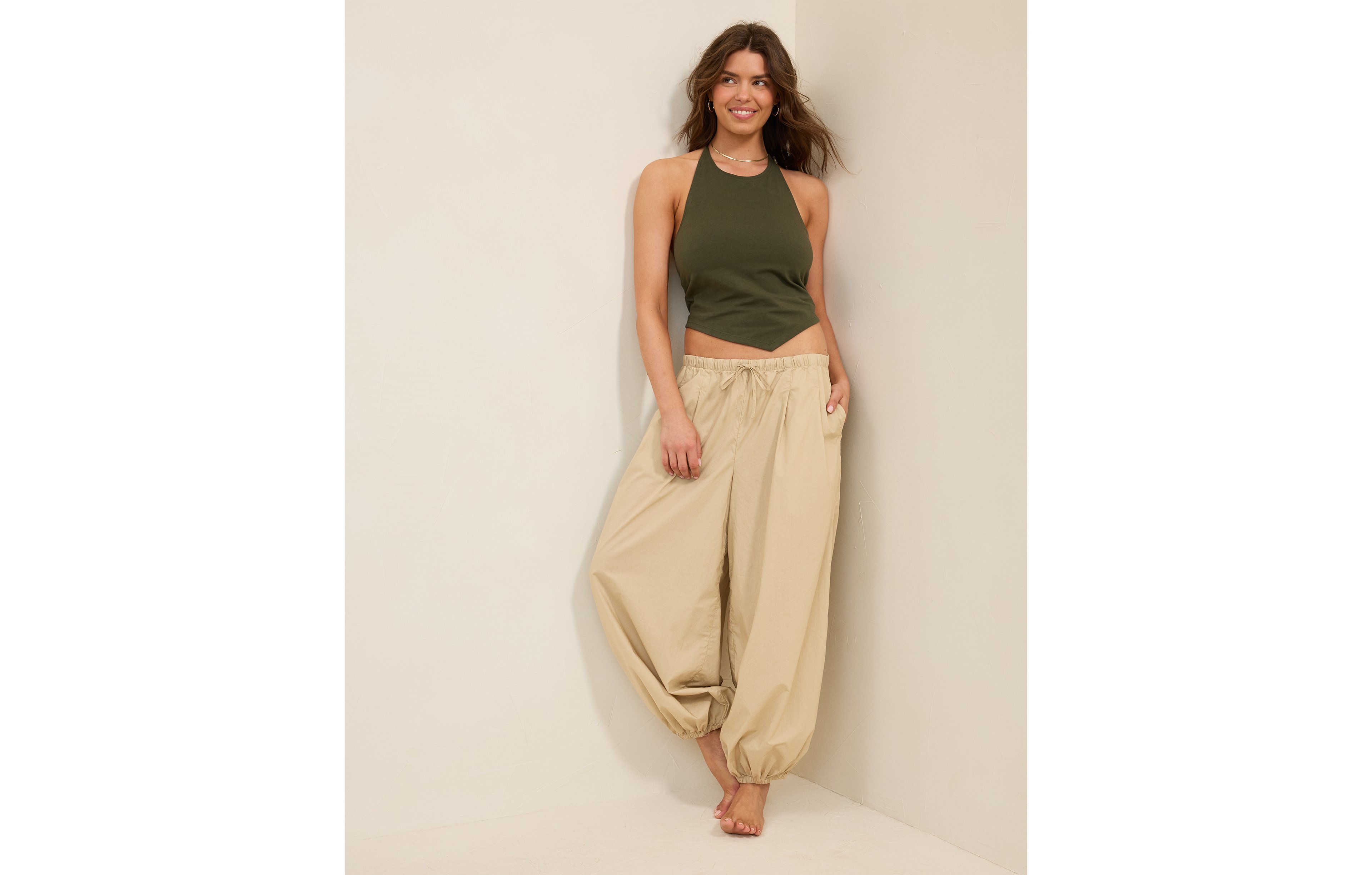 Aerie Woven Balloon Pant