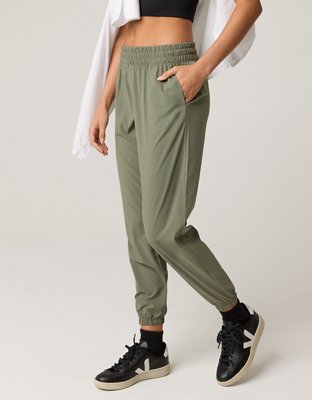 Aerie fleece ribbed cuff jogger on sale
