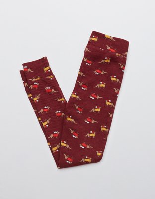 aerie waffle pants
