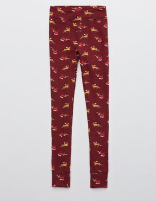 aerie waffle pants