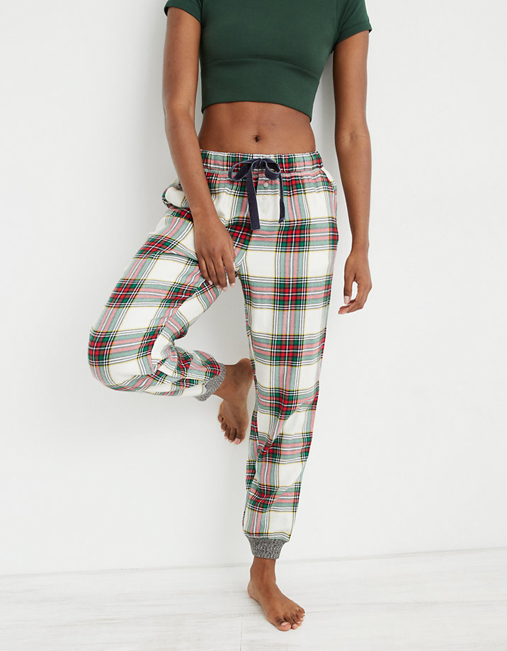 Aerie Flannel Jogger