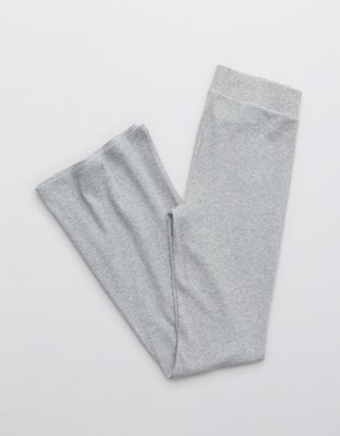 aerie ribbed flare pants