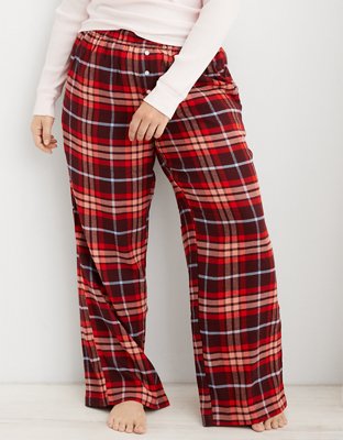 Aerie Women's Flannel Skater Pajama Pant, Lounge Pants