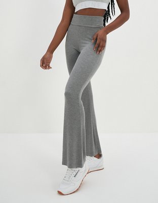 Shop Aerie Real Soft Foldover Flare Pant online