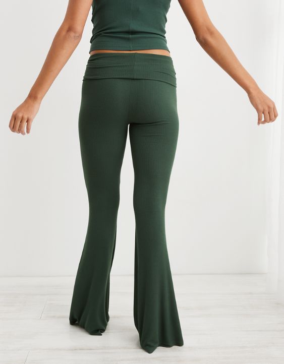 Aerie Real Soft® Foldover Flare Pant