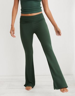 Aerie Real Soft® Foldover Flare Pant