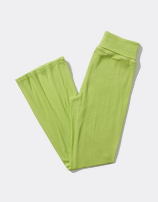 Aerie Real Soft® Flare Pant con pliegue