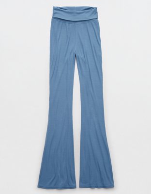 Buy Aerie Real Soft Foldover Flare Pant online