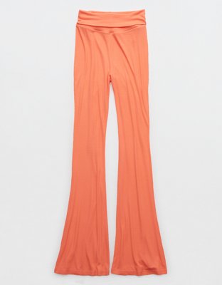 Aerie Real Soft® Flare Pant con pliegue