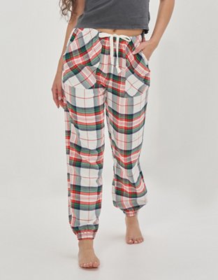 Aerie flannel sale jogger