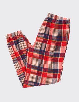Женские брюки Aerie High Waisted Flannel Jogger — фото 4