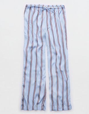 Monogrammed Garnet Seersucker Pajama Pants