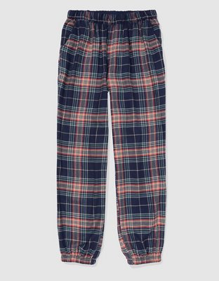 Aerie 2024 flannel jogger