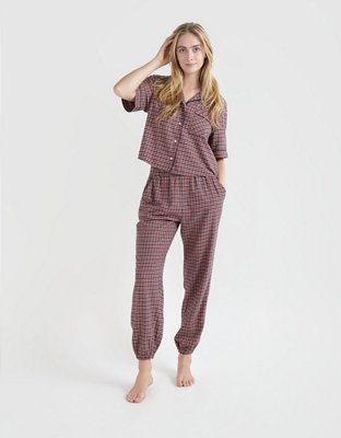 Aerie Flannel Jogger Pajama Pant