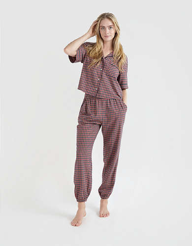 Aerie Flannel Jogger Pajama Pant
