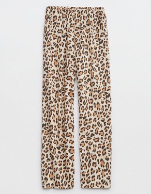 Женские брюки Aerie Off-Duty Leopard Skater Trouser PJ — фото 2