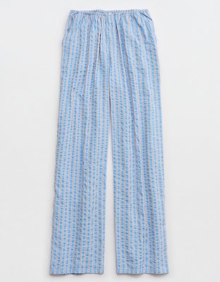 Aerie Off-Duty Seersucker Trouser J