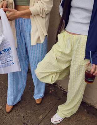 Aerie Off-Duty Seersucker Skater Pajama Pant