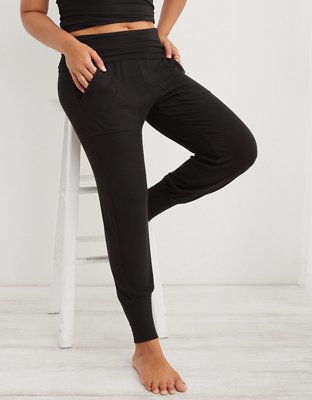aerie Foldover Jogger  Pants for women, Yoga pants women, Pants