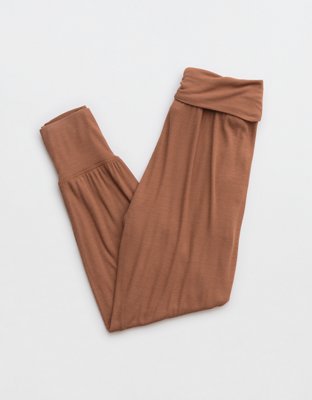 Aerie Real Soft® Ribbed Foldover Jogger