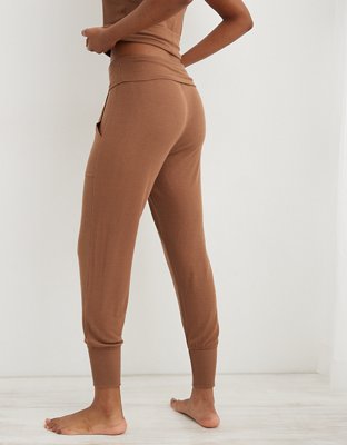 Aerie Real Soft® Ribbed Foldover Jogger