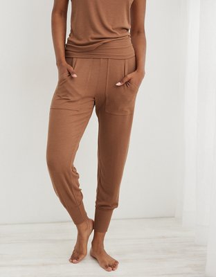 Aerie Real Soft® Ribbed Foldover Jogger