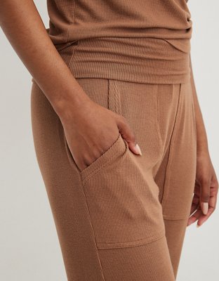 Aerie Real Soft® Ribbed Foldover Jogger
