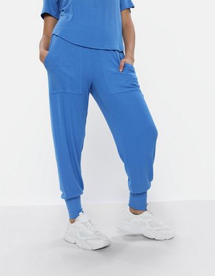 Aerie Real Soft® Ribbed Foldover Jogger